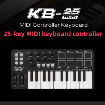 KOKKO KB-25 MIDI tipkovnica – profesionalni model, plastično kućište, pojedinačno pakirano