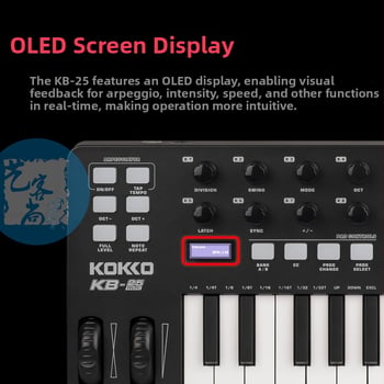 KOKKO KB-25 MIDI tipkovnica – profesionalni model, plastično kućište, pojedinačno pakirano
