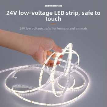 Ταινία LED 2835, 12V DC, 120 LED, Αδιάβροχη, Ρυθμιζόμενη ένταση φωτισμού