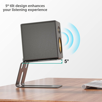 Kaixinda TON-5 βάση επιτραπέζιου ηχείου, κατασκευή από χάλυβα άνθρακα