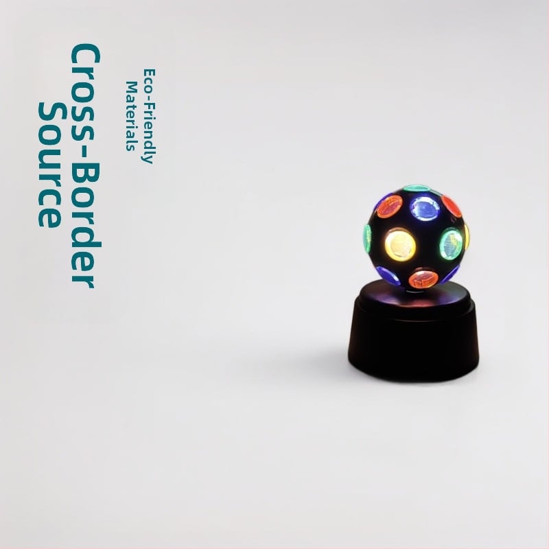 LED сценично осветление за деца – Disco нощна светлина, модел 6016, пластмасов абажур, превключвател toggle, модерен стил, ROHS, 4.5V