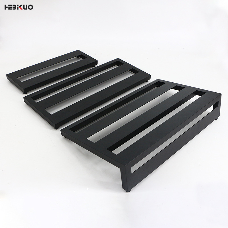 Platformă pentru pedale de chitară din aliaj de aluminiu, model XGQ, brand HEBIKUO, ambalaj: cutie de carton, destinat instrumentelor muzicale