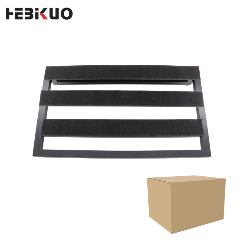 Platformă pentru pedale de chitară din aliaj de aluminiu, model XGQ, brand HEBIKUO, ambalaj: cutie de carton, destinat instrumentelor muzicale