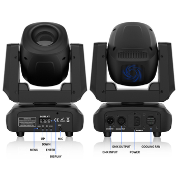 Φως με μετακινούμενη κεφαλή 85W LED, Beam Pattern με ενσωματωμένο μοτίβο Mitsubishi καθρέφτη, περιστρεφόμενη ράβδος, εσωτερική χρήση σε σκηνή (μοντέλο ZG 8020118, 110-240V, IP20)