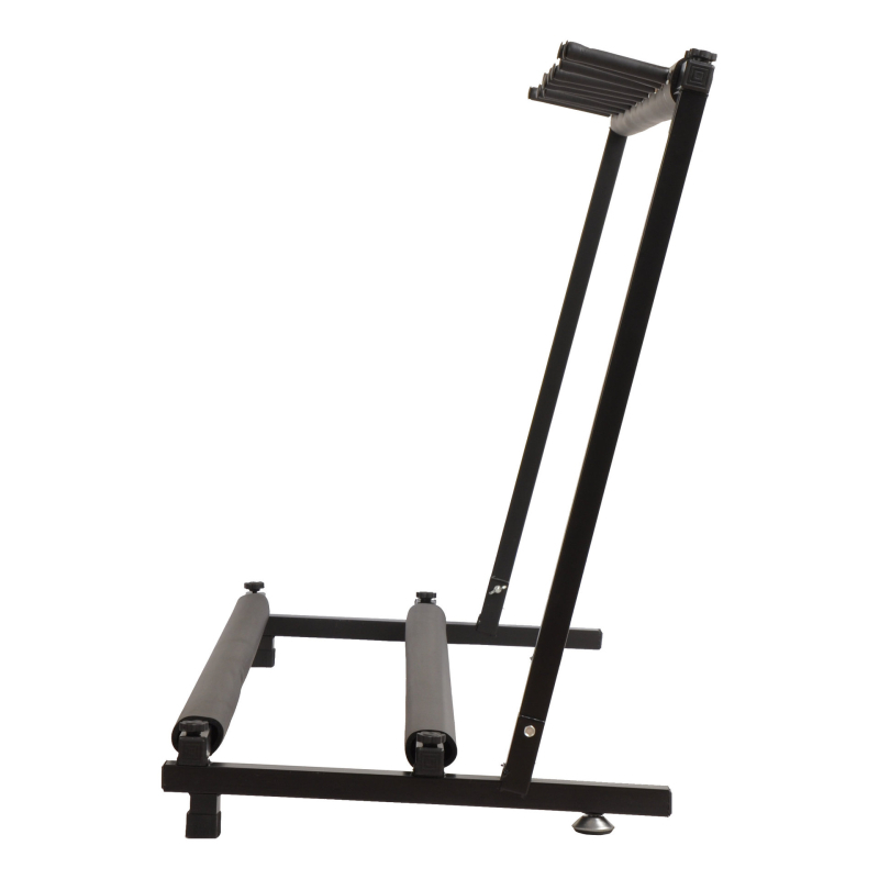 Stativ pentru chitare – modele P3, P5, P7 și P9; Materiale: fier, plastic, burete, cauciuc; Ambalare: carton