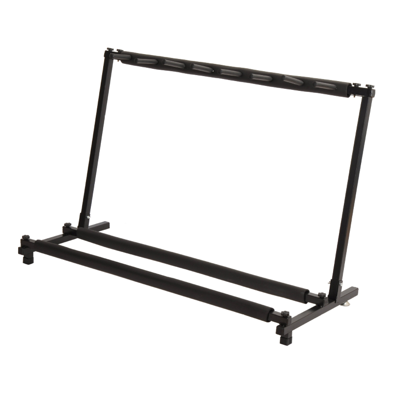 Stativ pentru chitare – modele P3, P5, P7 și P9; Materiale: fier, plastic, burete, cauciuc; Ambalare: carton