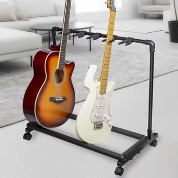 Houlang Μουσικά Όργανα Πολυκεφαλικός Σταθερός Ράφι για Κιθάρα και Μπάσο, 3/5/7 Κεφαλές, Για Στούντιο και Πρόβες