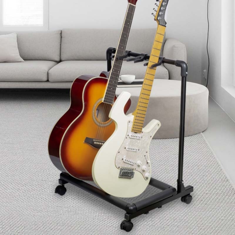 Houlang Μουσικά Όργανα Πολυκεφαλικός Σταθερός Ράφι για Κιθάρα και Μπάσο, 3/5/7 Κεφαλές, Για Στούντιο και Πρόβες