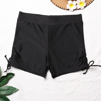 Ženske plivaće gaćice s jednofontnim tonom, poliester 82/18, podstava 95/5 poliester, 120 g, s vezom za prilagodbu; pogodno za trčanje, fitness i plivanje