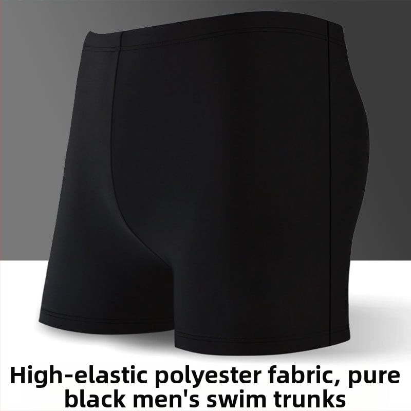 Hurun ανδρικά μαγιό κολύμβησης, πολυεστέρας, μονόχρωτο σχέδιο, επένδυση πολυεστέρα, στυλ briefs, για κολύμβηση