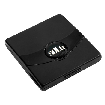 Solo SR-85 Saxophone Reed Box with Moisturizing Box, Straight Tube, Resin Reed Clip