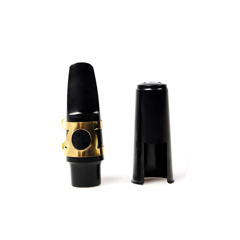 Cap de gură pentru saxofon alto, cu clips pentru capac — metal și plastic, accesorii saxofon