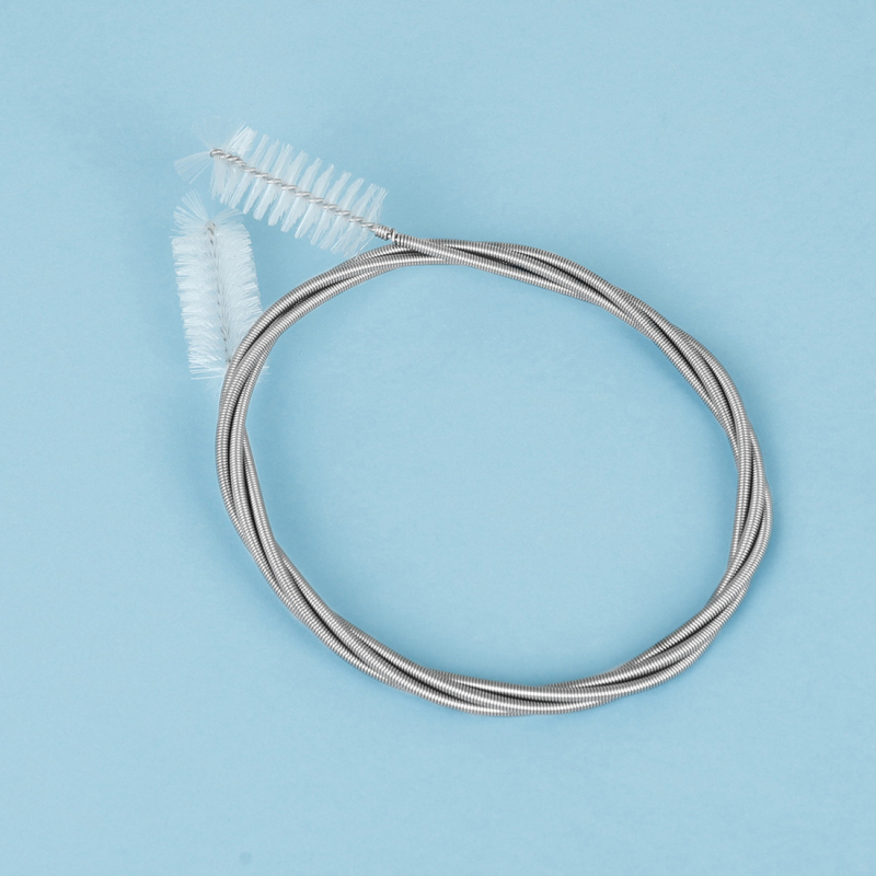 Zenei hangszer tisztító készlet – modell B108, 304 rozsdamentes acél + nylon gyapjú, csomagolás OPP zacskó