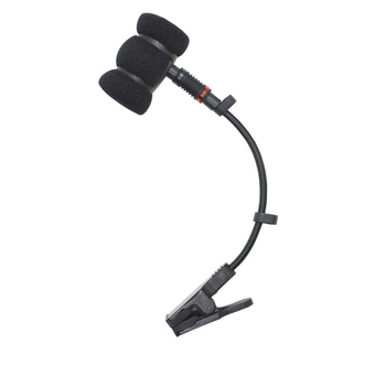 Стойка за лавалер микрофон за саксофон на сцена с регулируем гъвкав шлейф, конструкция от меко лепило и метал, тегло 55 g