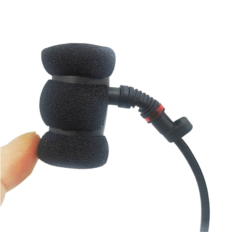 Стойка за лавалер микрофон за саксофон на сцена с регулируем гъвкав шлейф, конструкция от меко лепило и метал, тегло 55 g