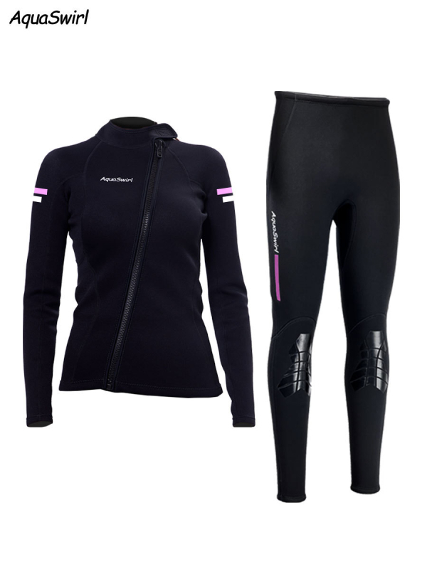 Γυναικείος 1.5 mm neoprene wetsuit - μακρύ μανίκι, για κολύμβηση, σερφ και κατάδυση