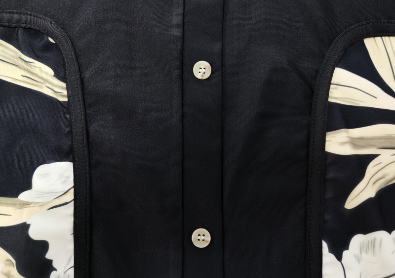 Trys dalių konservatyvus maudymosi kostiumėlis su spauda, aukšta elastingumas, pilnas uždengimas, UV apsauga