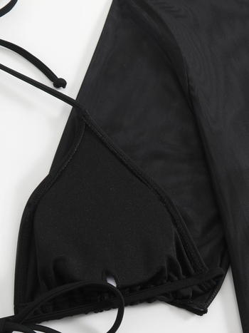 Σεξουαλικό μπικίνι με εκτυπωμένο σχέδιο και επένδυση στο στήθος – πολυεστέρας, γυναικείο μαγιό