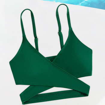 Σετ μαγιό για κορίτσια από τρία τεμάχια, φλοράλ σχέδιο, ύφασμα πολυεστέρα με επένδυση πολυεστέρα, κατάλληλο για κολύμβηση