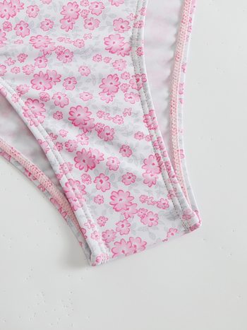 Moterų trikampių komplektas su atvira nugara, dirželio juosta ir wrap plaukai, poliesteris