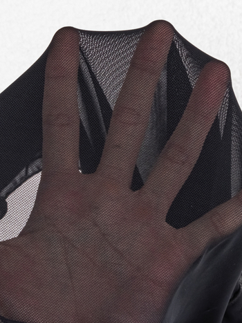 Τριών τμημάτων μαγιό μπικίνι με διχτυωτό ύφασμα, κορδόνι στο τοπ, πολυεστέρας, γρήγορο στέγνωμα, υψηλή ελαστικότητα, επένδυση για το στήθος