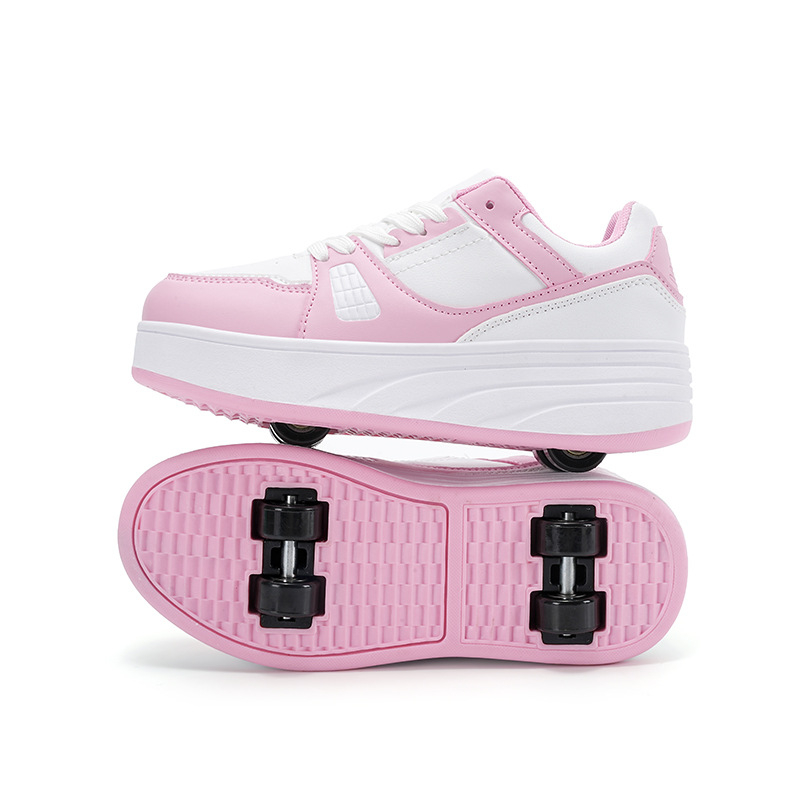 Bērnu četru riteņu skrituļslidas, atdalāmas, ultra vieglas, PU riteņi