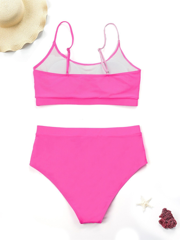 Μονόσωμος μαγιό για ενήλικες γυναίκες, μονοτονικό σχέδιο, 82% σπάντεξ, επένδυση στήθους