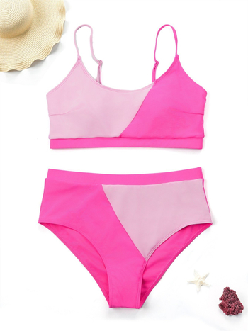 Μονόσωμος μαγιό για ενήλικες γυναίκες, μονοτονικό σχέδιο, 82% σπάντεξ, επένδυση στήθους