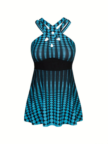 Ολόσωμο μαγιό για γυναίκες, χωρίς μανίκια, με επένδυση στήθους, ύφασμα πολυεστέρα, επένδυση από σπάντεξ