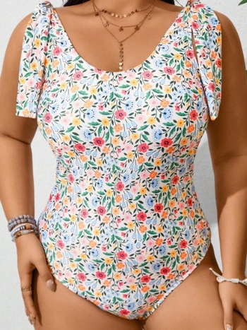 Ολόσωμο μαγιό με print φθαρμένων λουλουδιών, χωρίς τιράντες, με επένδυση στήθους και χωρίς μπανέλες, πολυεστέρας 82% / ελαστάν 18%