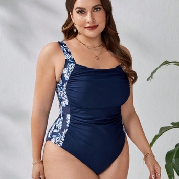 Γυναικείο ολόσωμο μαγιό — στενό, συντηρητικό σχέδιο; ύφασμα πολυεστέρα; σύνθεση: 82% πολυεστέρας, 18% pull frame; με επένδυση στο στήθος, χωρίς μεταλλική υποστήριξη.