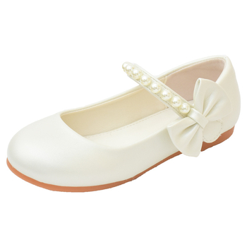 Pantofi pentru copii pentru fete, din piele de porc, închidere Velcro, stil prințesă, pentru primăvară și toamnă