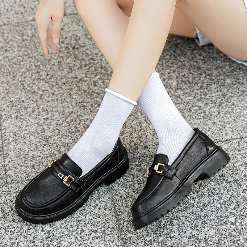 Γυναικείοι loafers PU άνω μέρος, Microfiber επένδυση, PU πάτος, σόλα πολυουρεθάνη, χαμηλό τακούνι 1-3 cm