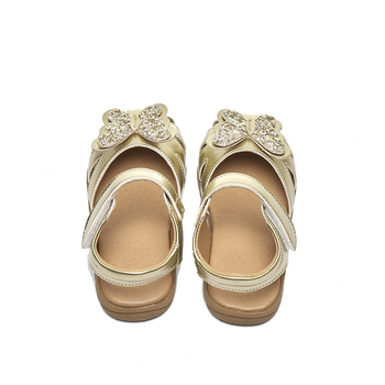 Παιδικά σανδάλια πριγκίπισσας για κορίτσια, επάνω μέρος από δέρμα μικροϊνών, κλείσιμο Velcro, σόλα TPR, μοτίβο ζώων