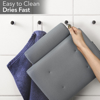 Ai Si Mi vonios pagalvė su 4 siurbtukais ir kišene, poliesteris, logotipo spauda ir pritaikymas