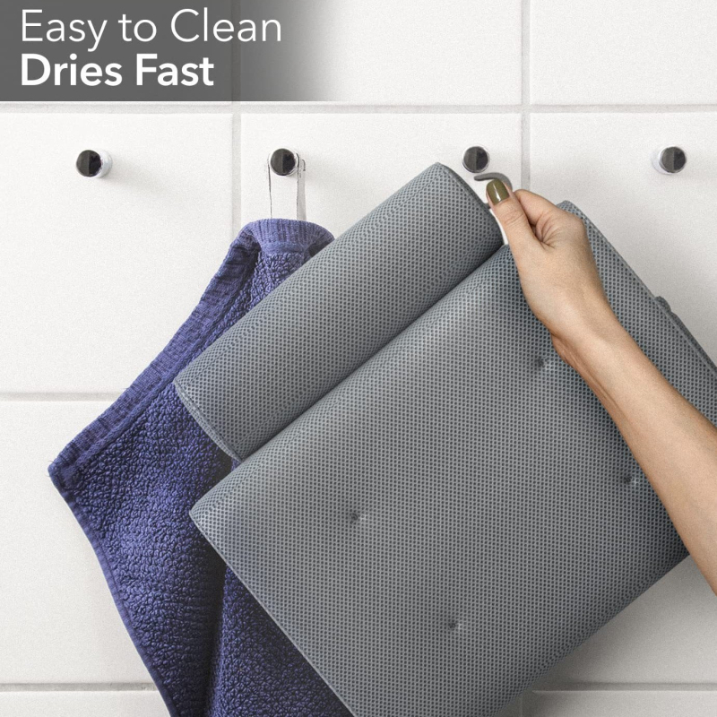 Ai Si Mi vonios pagalvė su 4 siurbtukais ir kišene, poliesteris, logotipo spauda ir pritaikymas