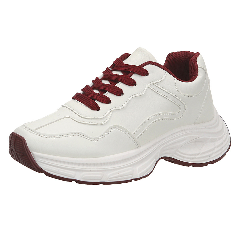 Moteriški dad shoes bateliai su PU viršutine, EVA vidpadis, guma padas, kulno aukštis 3–5 cm