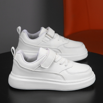 Παιδικά αθλητικά για όλες τις εποχές με επάνω μέρος συνθετικό δέρμα, διαπνοή, αδιάβροχα, ελαφριά, αντιολισθητικά, EVA σόλα, Velcro κούμπωμα, για παιδιά 6-12 ετών