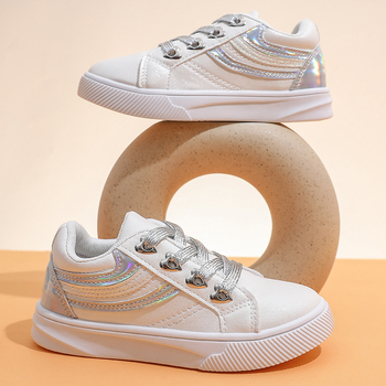 Bērnu sporta apavi, korejiešu stilā, augšējais materiāls māksīgā PU, vecums 7–12 gadi, piemēroti visām sezonām