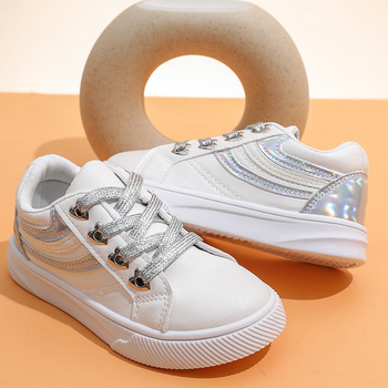 Bērnu sporta apavi, korejiešu stilā, augšējais materiāls māksīgā PU, vecums 7–12 gadi, piemēroti visām sezonām