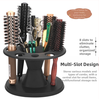 Дисплей рафт за фризьорски инструменти – държач за гребен, 1 слой, нето тегло 97 г, опаковка 50 бр, Opp торба