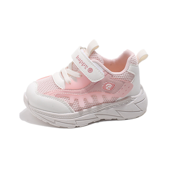 Αθλητικά παπούτσια για βρέφη και νήπια - επάνω PU+ mesh, διαπνοή, αντιολισθητικό, καουτσούκ σόλα, Velcro κλείσιμο, άνοιξη και φθινόπωρο