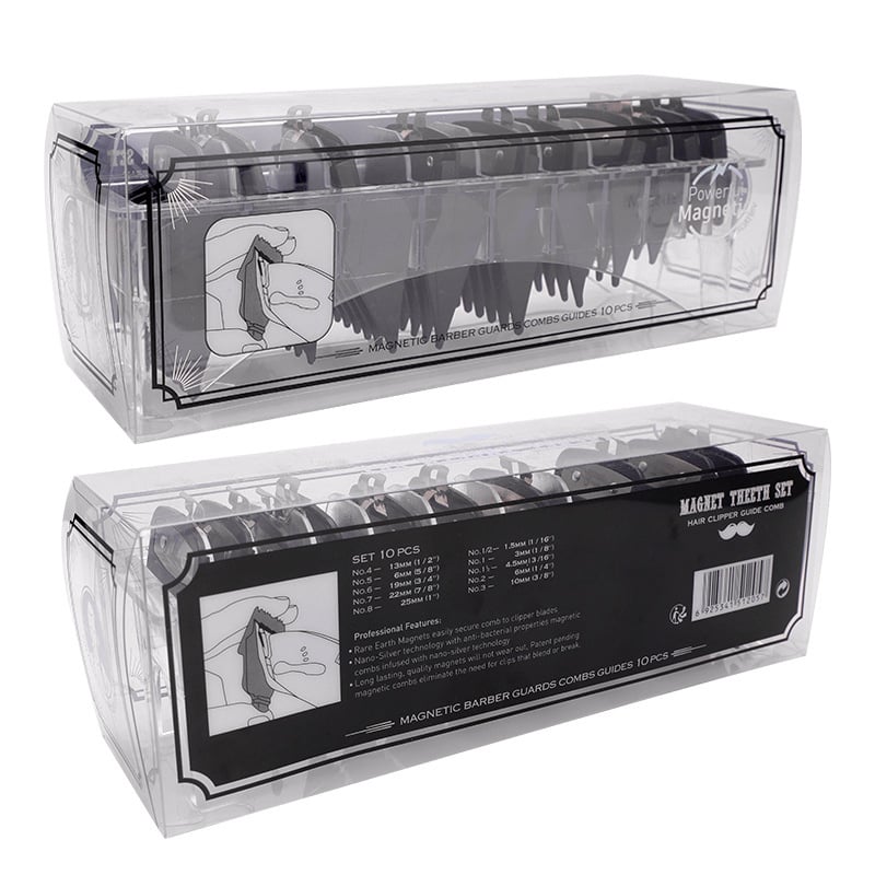 Приставка за подстригване – ограничител, универсално пасване, материал: смола, комплект от 8 части, марка Hengtong