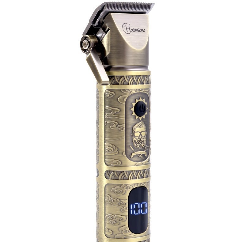 Електрическа подстригваща машина за коса с четков мотор, нож от неръждаема стомана, вградена батерия 2000–4000 mAh, време на работа 3–6 ч