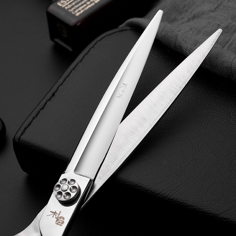 Ножици за фризьорство със свободно рязане, за професионално стилизиране, остриета за прав разрез и голям разрез