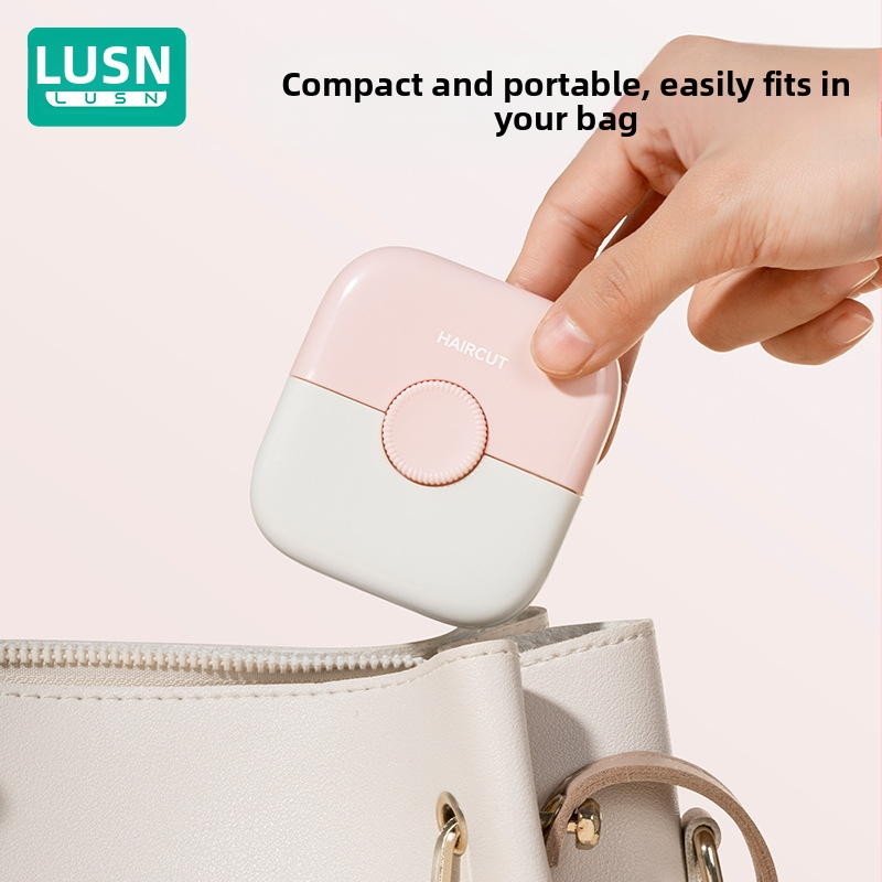 Детски тример-гребен за коса – 2 в 1 за подстригване на челки и коса, ABS и неръждаема стомана, марка LUSN/Rushan