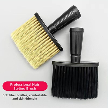 Κομμωτήριο: βούρτσα με απαλές τρίχες για σκούπισμα μαλλιών και απομάκρυνση τριχών