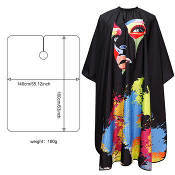 Επαγγελματική ποδιά κομμωτηρίου για βαφές μαλλιών, αντιστατικό και μη κολλώδες ύφασμα, κατάλληλη για κοπή και βάψιδο