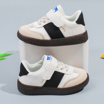 Bērnu sporta kurpes zīdaiņiem un maziem bērniem - Unisex, 12-36 mēneši, PU augšpuse, Velcro aizdare, Korejiešu stils