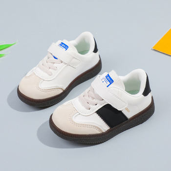 Bērnu sporta kurpes zīdaiņiem un maziem bērniem - Unisex, 12-36 mēneši, PU augšpuse, Velcro aizdare, Korejiešu stils